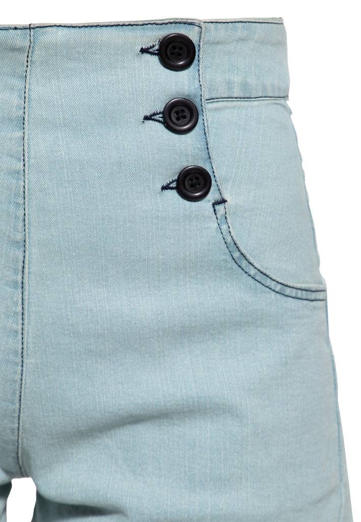 Queen Kerosin Highwaist Shorts «Marlyn» Neueste Stile