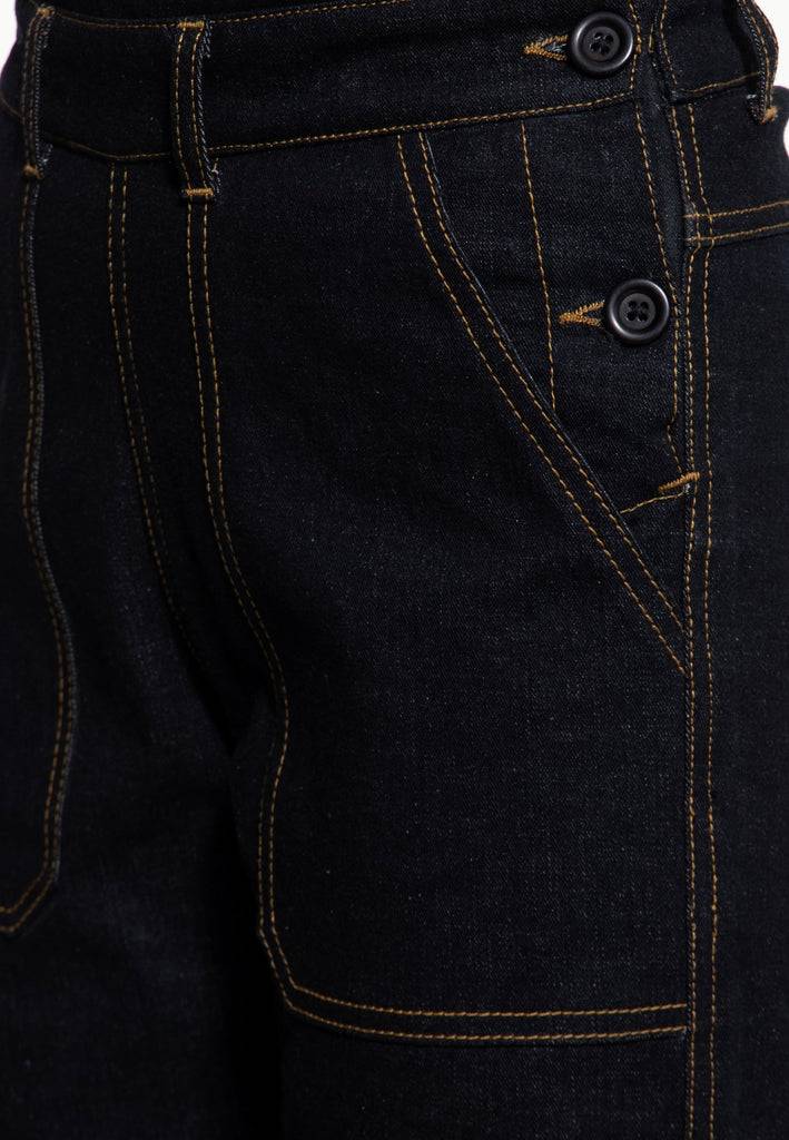 Queen Kerosin Denim Latzhose Letzte 2 Tage