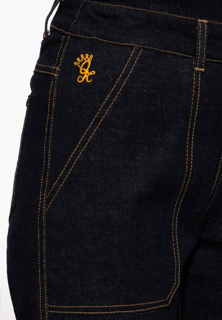 Queen Kerosin Denim Latzhose Letzte 2 Tage
