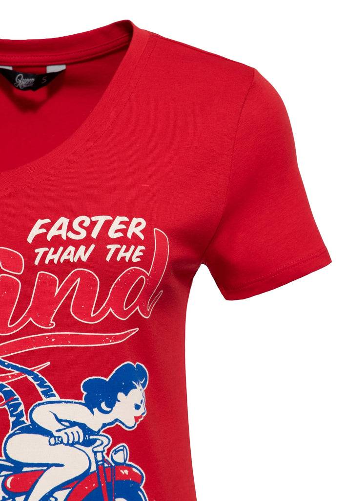 Queen Kerosin T-Shirt «Faster Than The Wind» Zeitbegrenzte Promotion