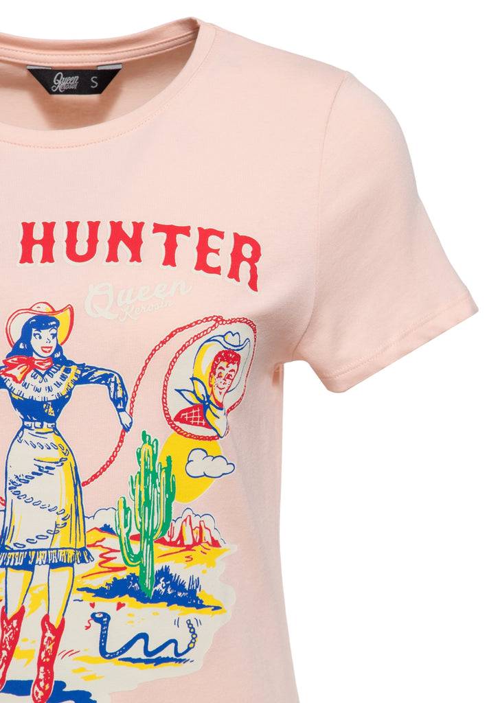 Queen Kerosin Print T-Shirt «Head Hunter» Vierteljährliche Förderung