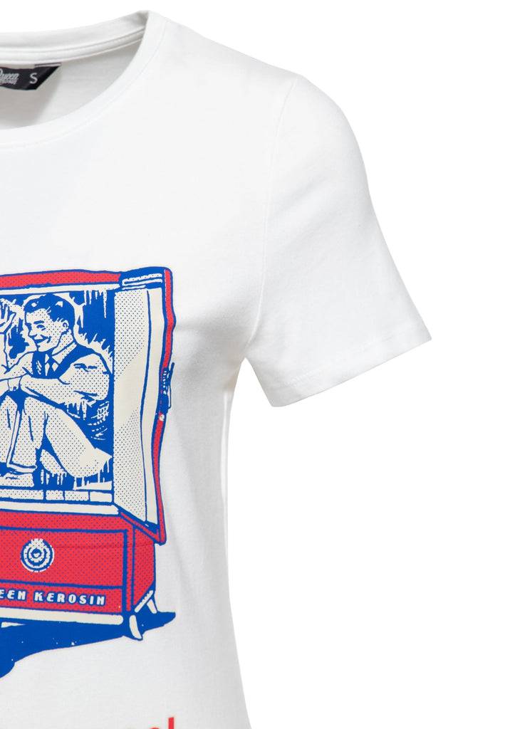 Queen Kerosin T-Shirt «Keep Your Love Cool» Bis zu 55% Rabatt