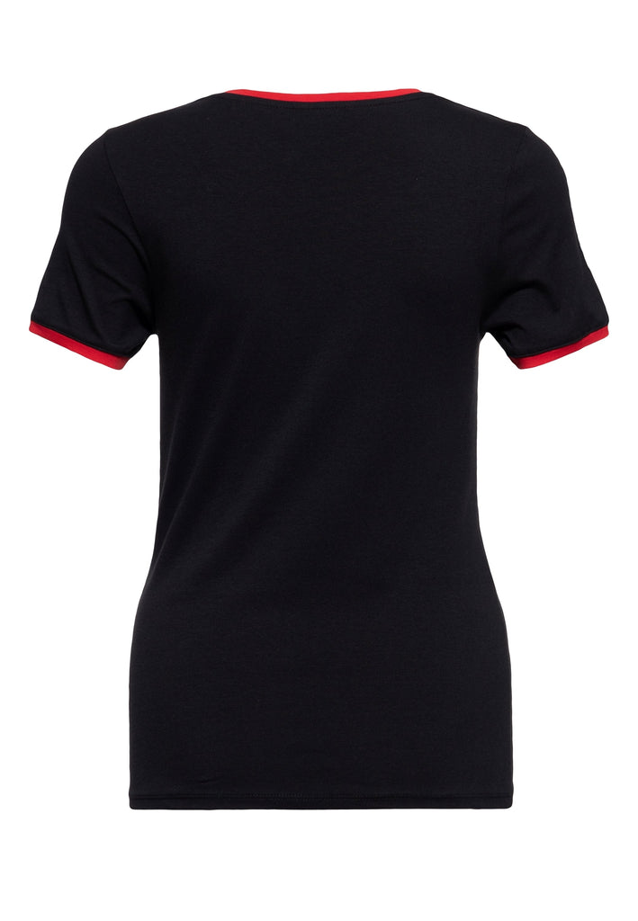 Queen Kerosin Ringer T-Shirt «Real Romance» Nur noch ein Tag übrig