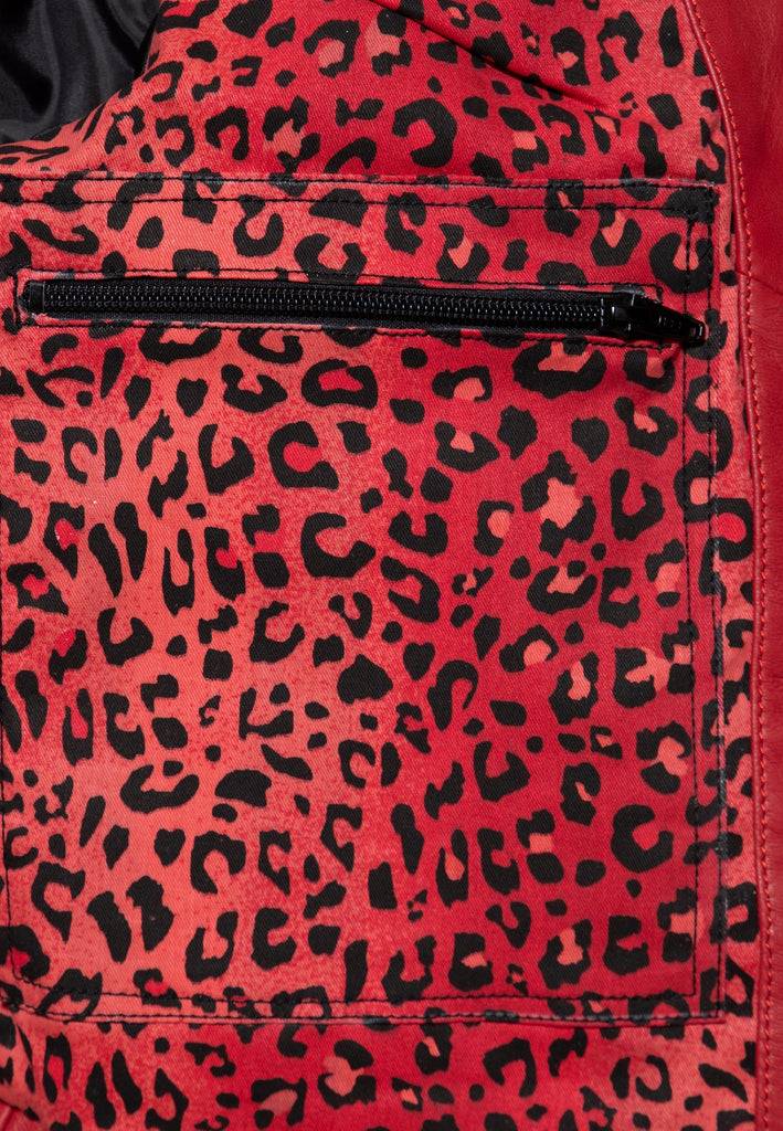 Queen Kerosin Lederjacke «Marlon» Riesige Rabatte
