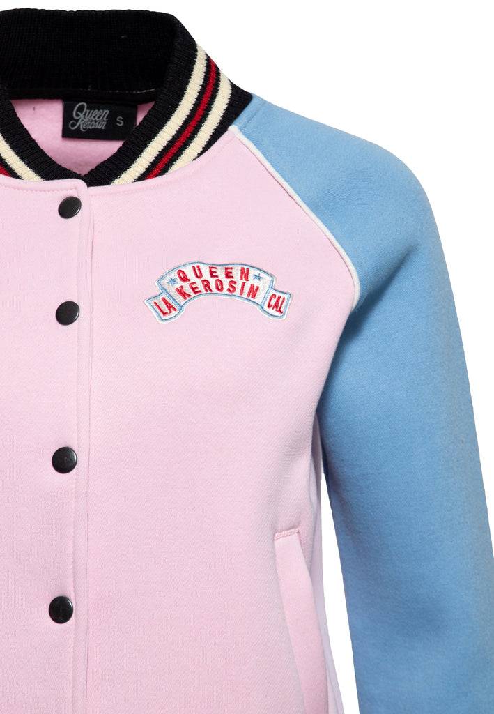 Queen Kerosin Collegejacke «Queen of Liberty» 50% Rabatt mit kostenlosem Versand