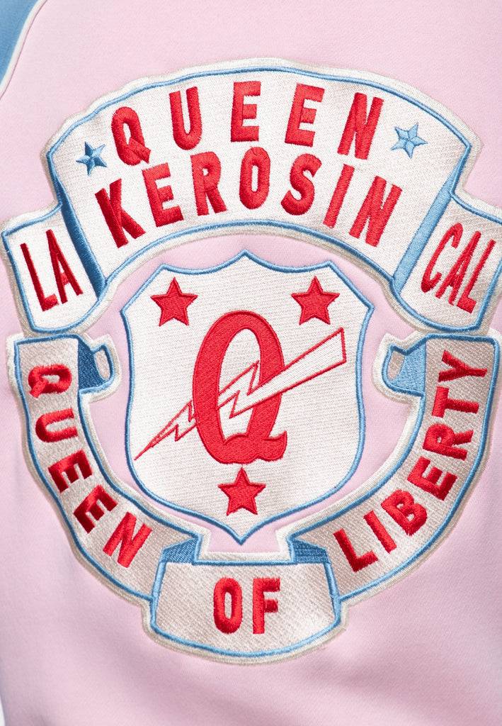 Queen Kerosin Collegejacke «Queen of Liberty» 50% Rabatt mit kostenlosem Versand
