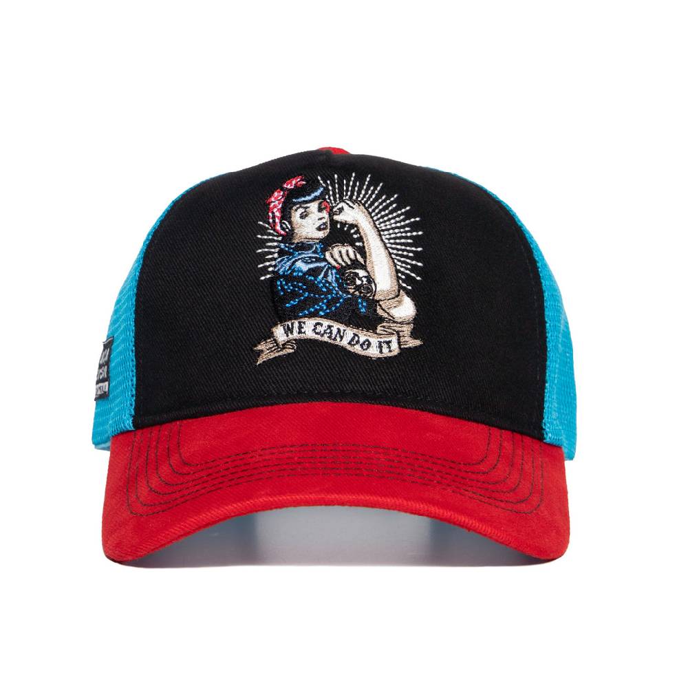 Queen Kerosin Trucker Cap «We Can Do It» Fabrikladen