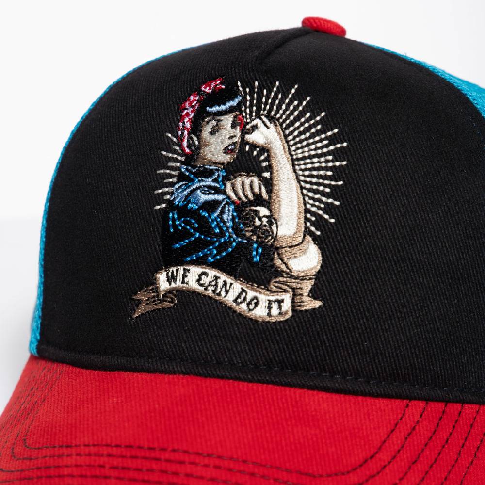 Queen Kerosin Trucker Cap «We Can Do It» Fabrikladen