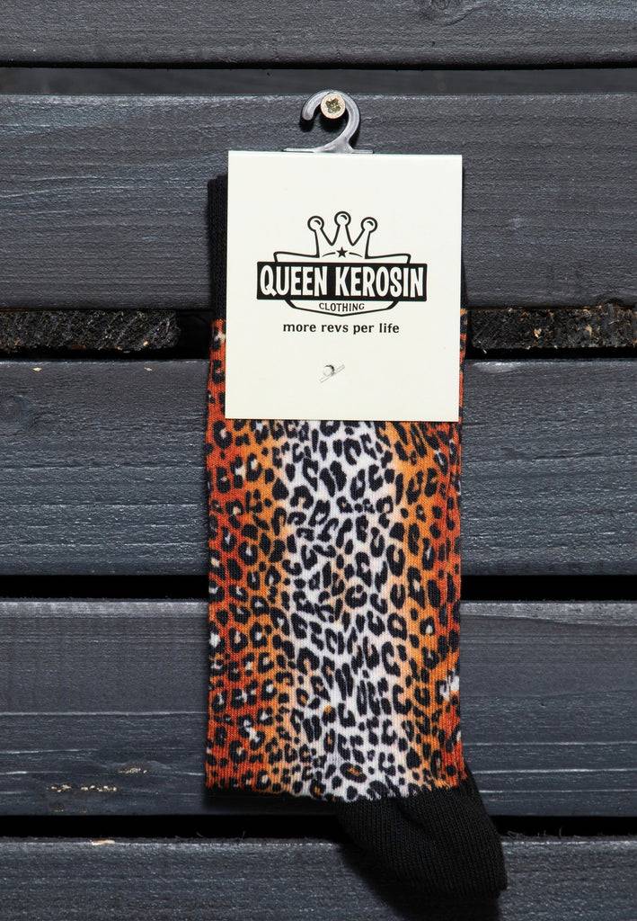 Queen Kerosin Socken «Wild Leo» Black Friday Preise