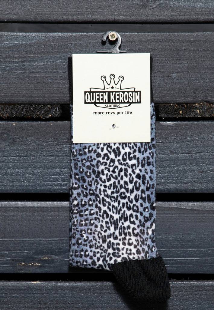 Queen Kerosin Socken «Snow Leopard» zollfrei