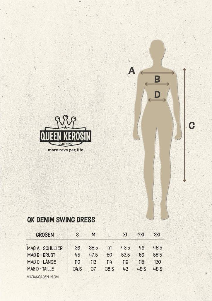 Queen Kerosin Workwear Swing Kleid Online