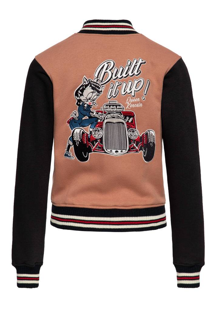 Queen Kerosin College Jacke «Built it up!»