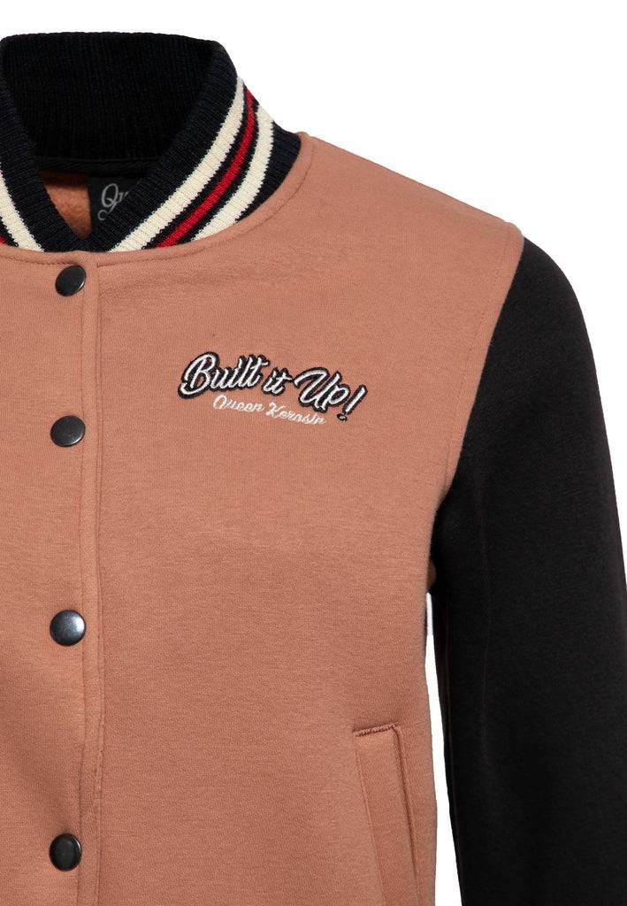 Queen Kerosin College Jacke «Built it up!» im Angebot