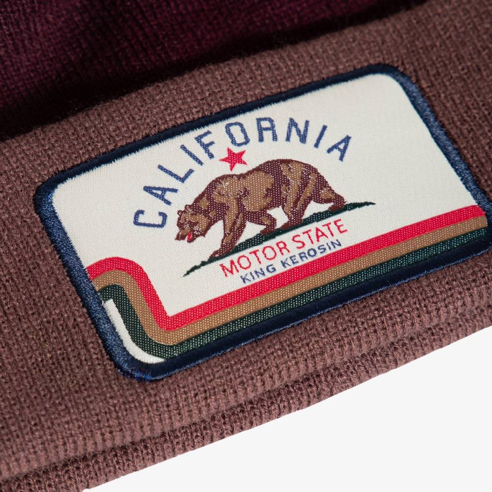 Queen Kerosin Stickmütze «California Motor State» Günstiger Verkauf