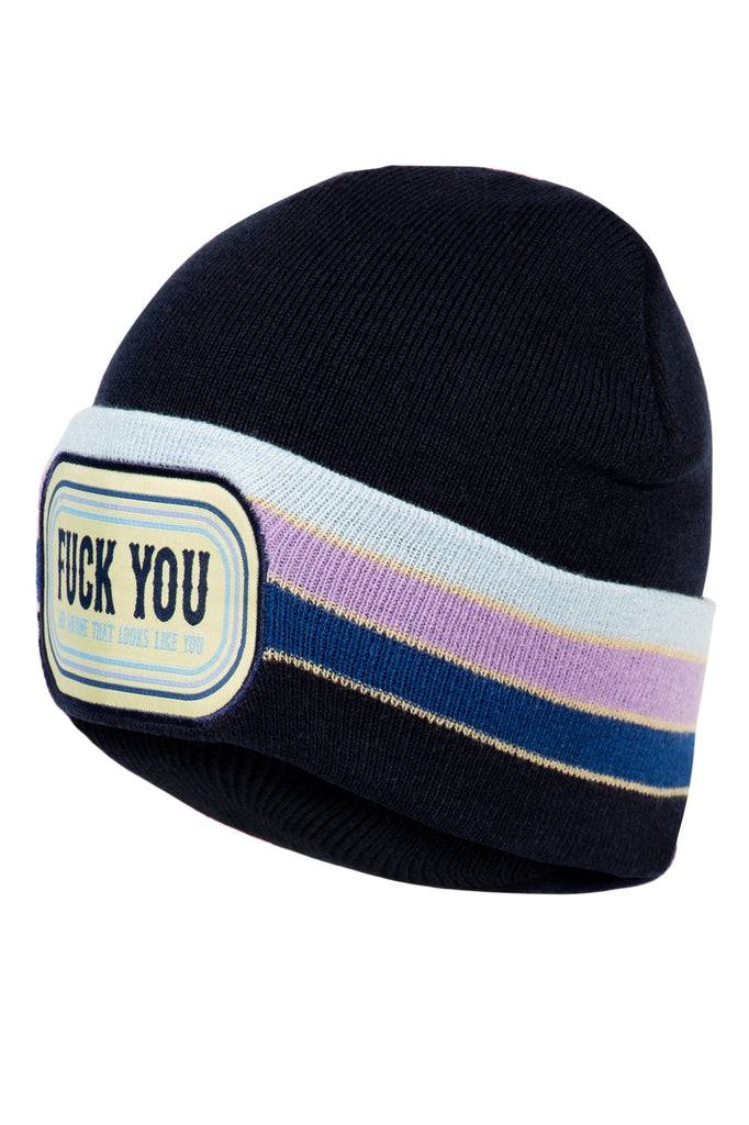 Queen Kerosin Strickmütze «Fuck you» Fabrik Onlineshop