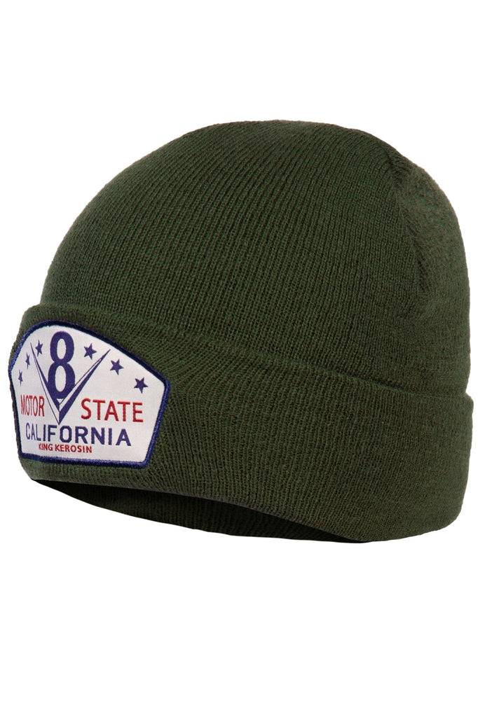 Queen Kerosin Strickmütze «Motor State California» Günstig kaufen