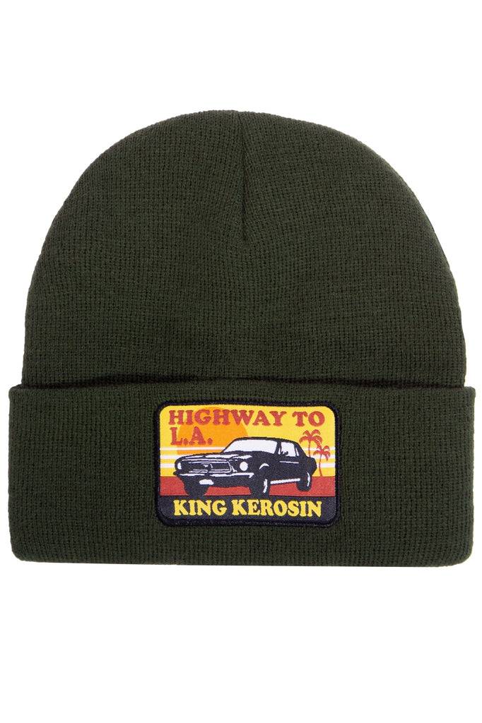 Queen Kerosin Strickmütze «Highway to LA»