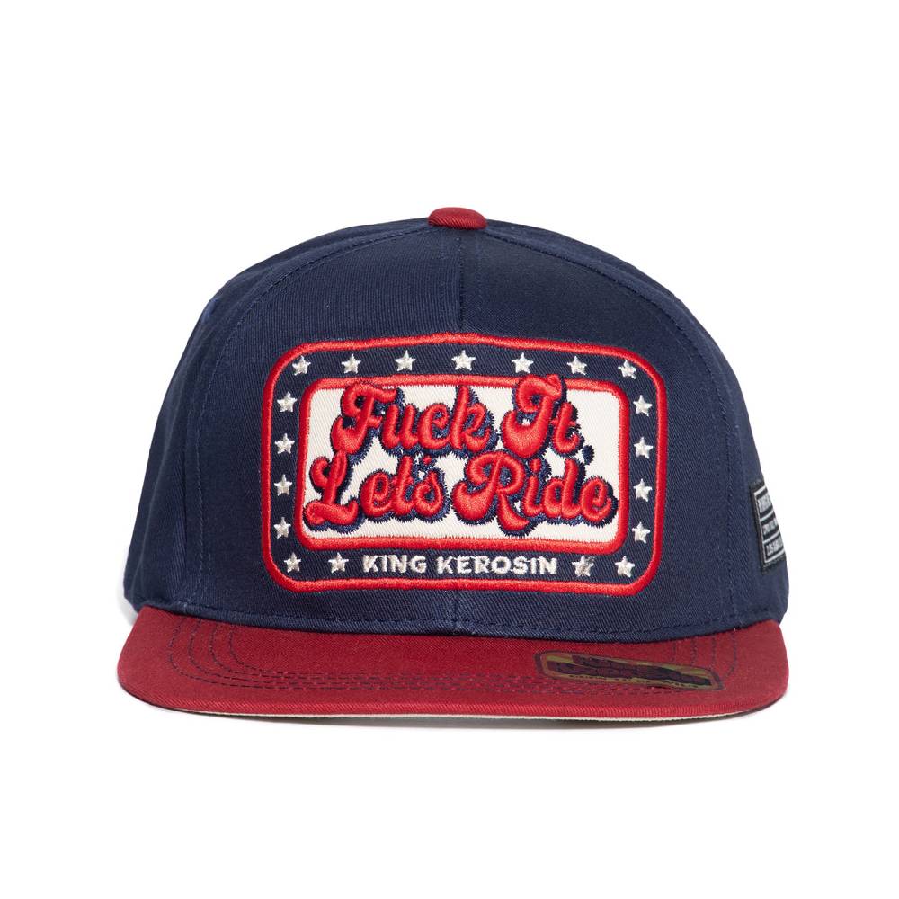 Queen Kerosin Snapback Cap «Fuck It - Lets Ride» Online Shopping