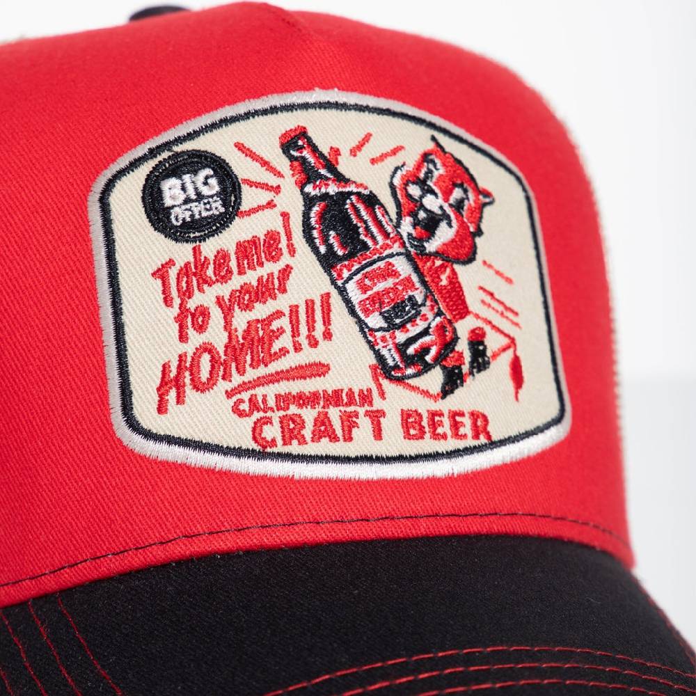Queen Kerosin Trucker Cap «Craft Beer» Valentinstagsangebot