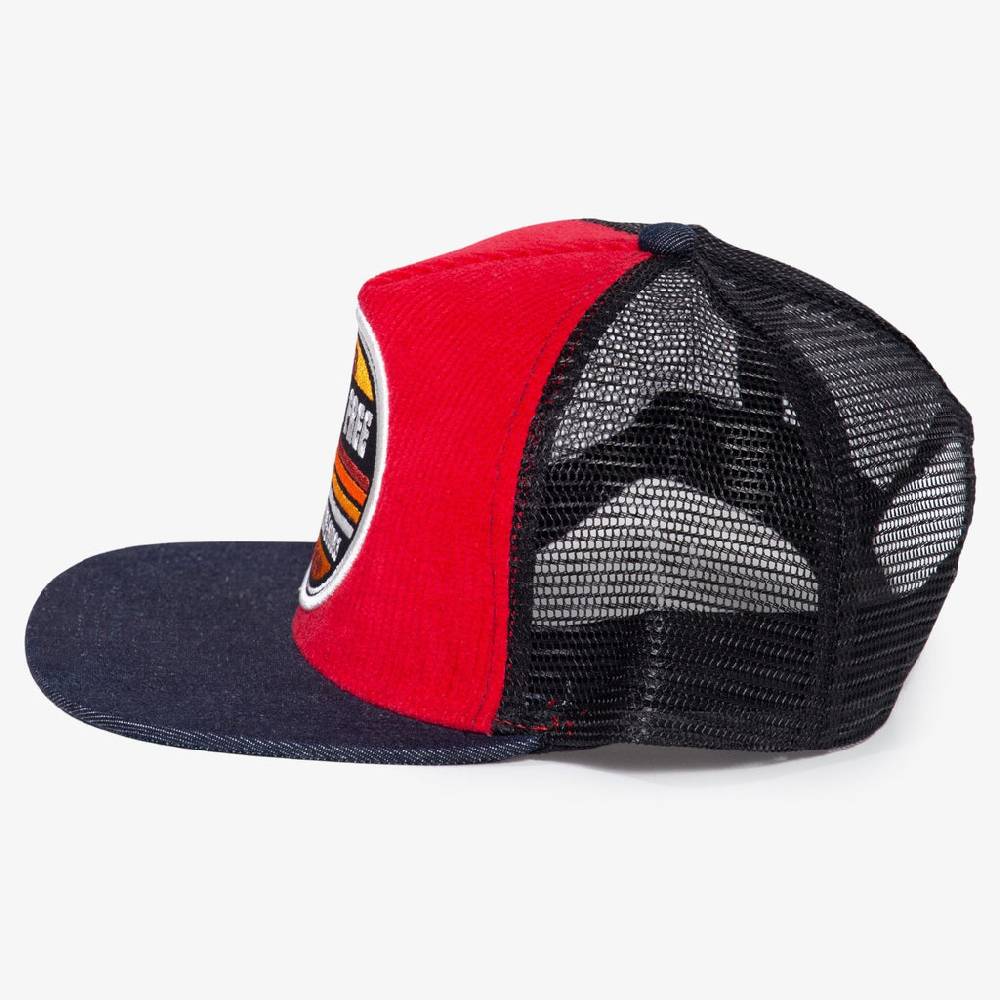 Queen Kerosin Snapback Mesh Cap «Ride Free» Top Angebot