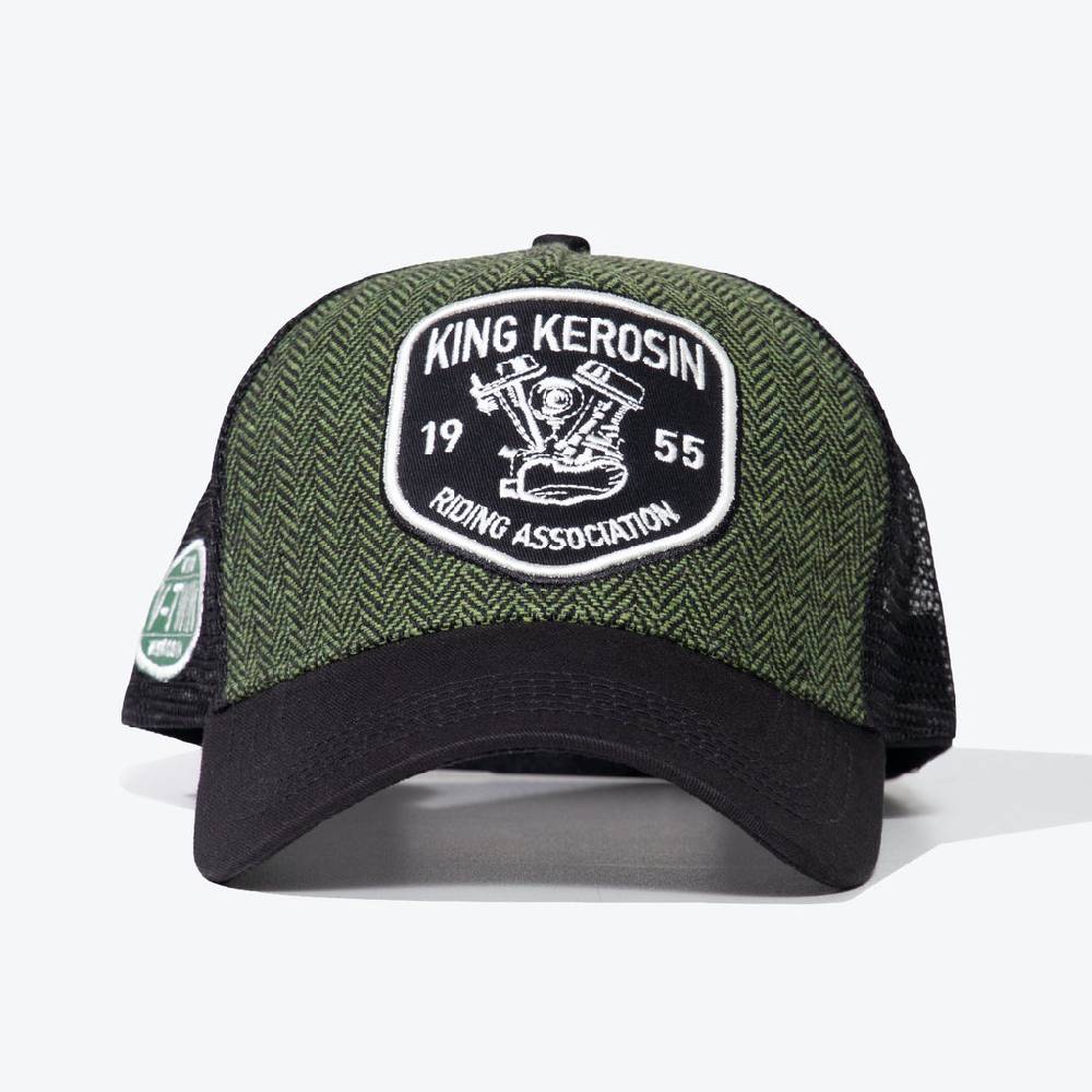 Queen Kerosin Trucker Cap «Riding Association» Neueste Mode