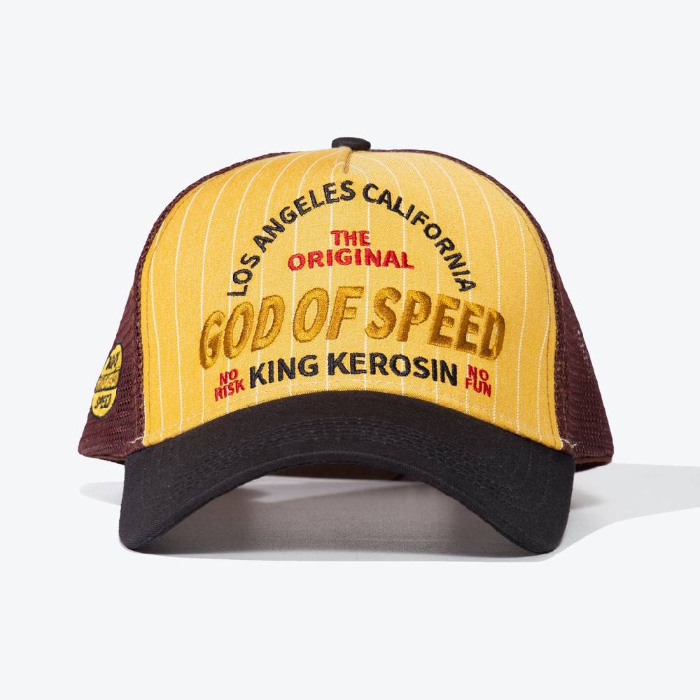Queen Kerosin Trucker Cap «God Of Speed» Große Rabatte