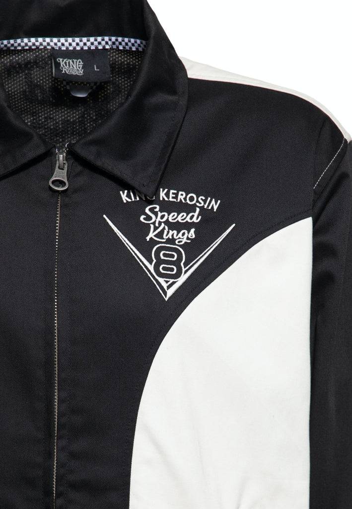 Queen Kerosin Gabardine Jacke «Speed King» Riesige Ersparnisse