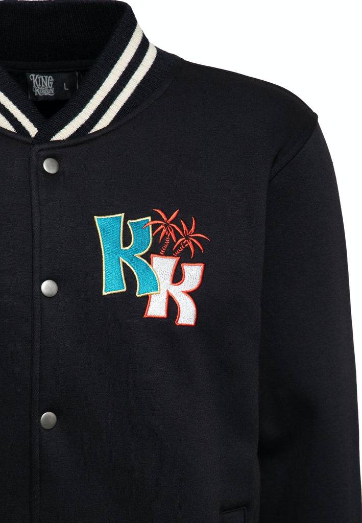 Queen Kerosin College Sweatjacke «Tiki Surfers» Super Sparpreis