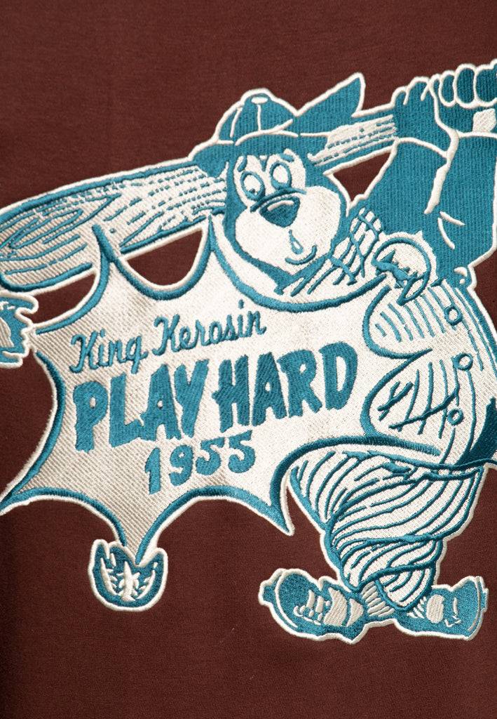 Queen Kerosin College Sweat Jacke «Play Hard» JETZT KAUFEN