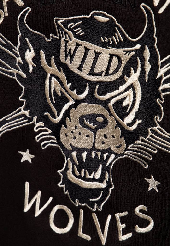 Queen Kerosin College Sweat-Jacke «San Antonio Wolves» Letzte 2 Tage