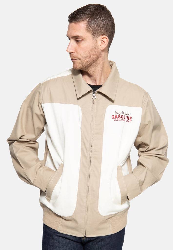 Queen Kerosin Gabardine Jacke «Motorway Oils» Zeitbegrenzte Promotion