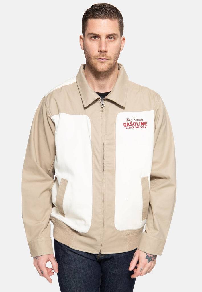 Queen Kerosin Gabardine Jacke «Motorway Oils» Zeitbegrenzte Promotion