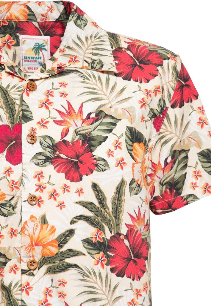 Queen Kerosin Hawaiihemd aus Bio-Baumwolle Discount Store für neue Produkte