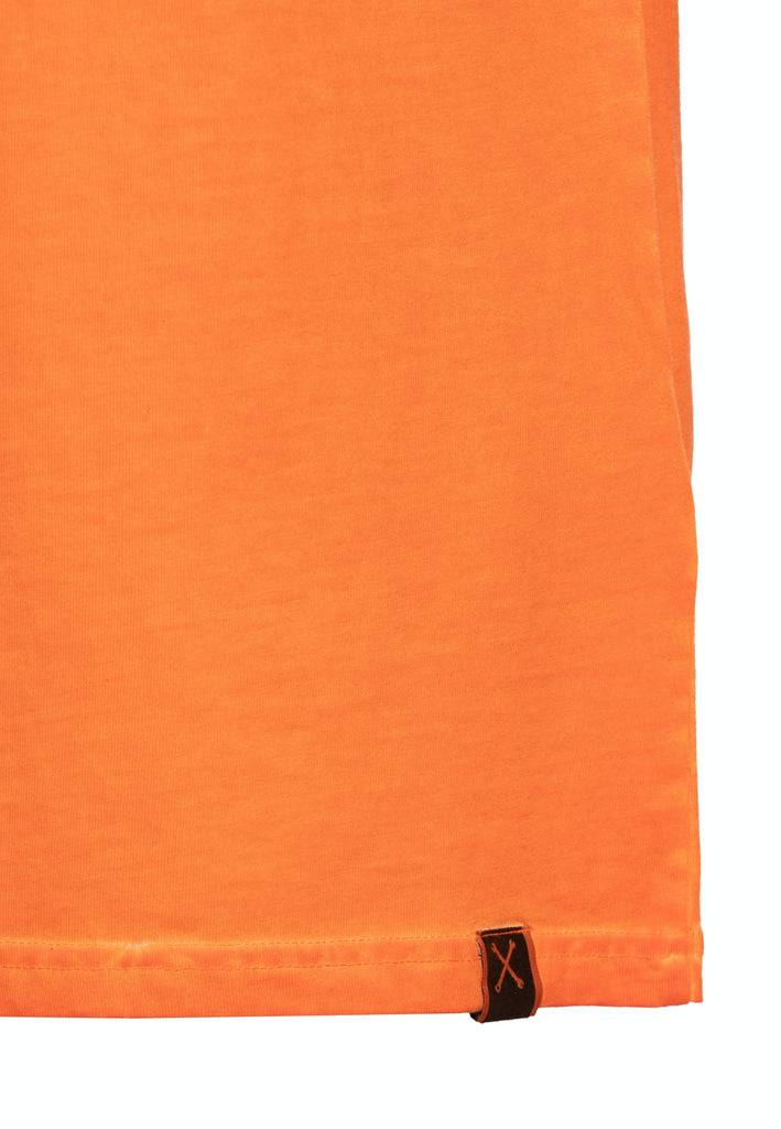 Queen Kerosin Oil Washed T-Shirt «Sacred Wheel» Verkauf
