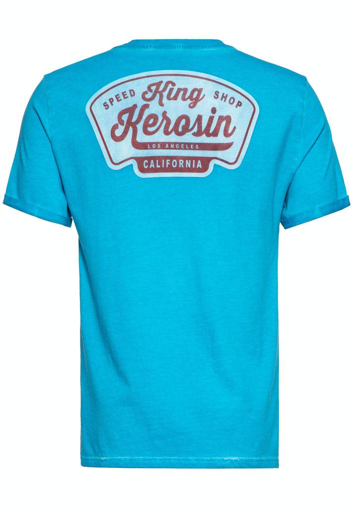 Queen Kerosin Oil Washed T-Shirt «Speedshop King Kerosin»