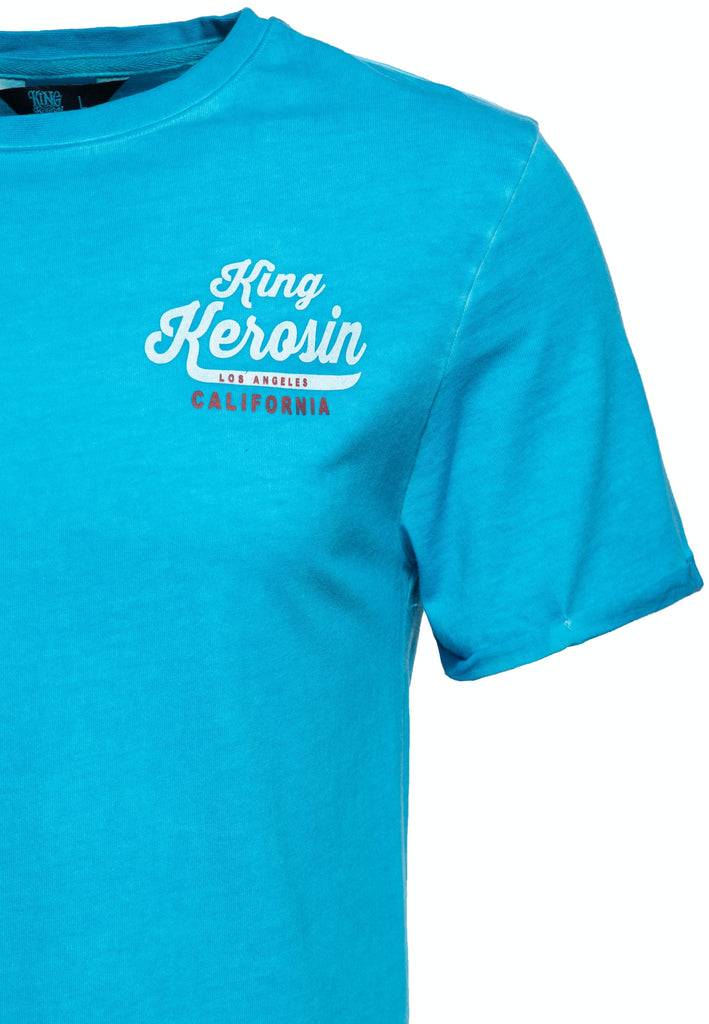 Queen Kerosin Oil Washed T-Shirt «Speedshop King Kerosin» Angebote