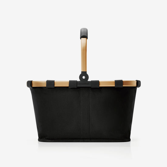 Reisenthel carrybag frame gold/black (Einkaufskorb,schwarz)