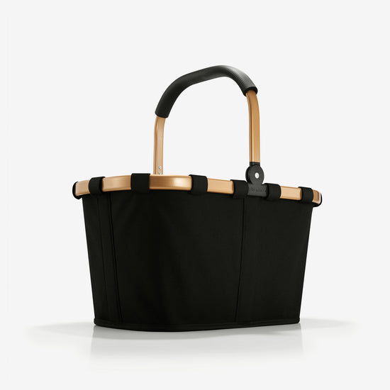 Reisenthel carrybag frame gold/black (Einkaufskorb,schwarz) Muttertagsangebot