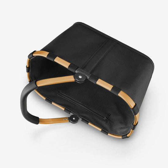 Reisenthel carrybag frame gold/black (Einkaufskorb,schwarz) Muttertagsangebot