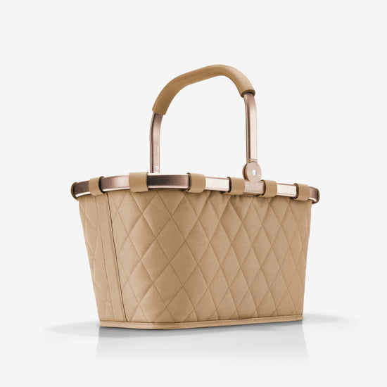 Reisenthel carrybag frame rhombus ginger (Einkaufskorb,hellbraun) Valentinstagsangebot