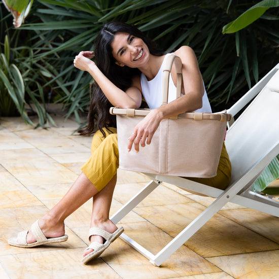 Reisenthel carrybag frame twist coffee (Einkaufskorb,creme) Jubiläumsangebot