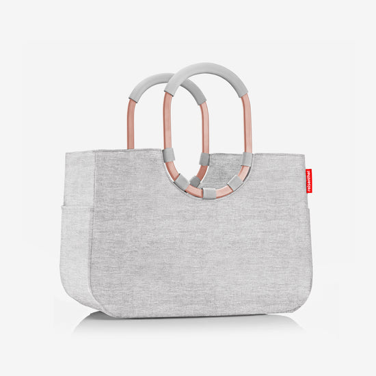 Reisenthel loopshopper L frame twist sky rose (Einkaufstasche,hellgrau) Online Outlet