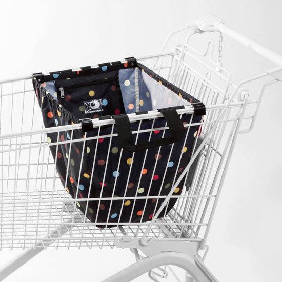 Reisenthel easyshoppingbag dots (Einkaufswagentasche,schwarz) Wochenangebot