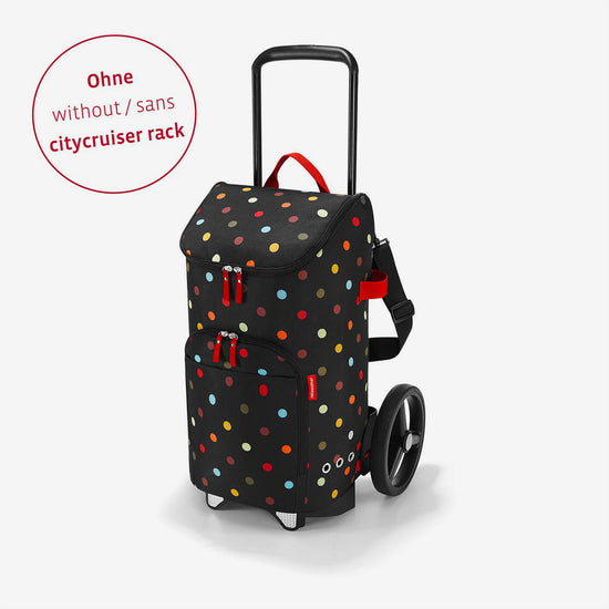 Reisenthel citycruiser bag dots (Einkaufstrolleytasche,schwarz) Vierteljährliche Förderung