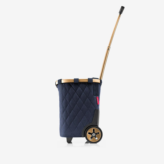 Reisenthel carrycruiser frame rhombus midnight gold (Einkaufstrolley,dunkelblau) zollfrei