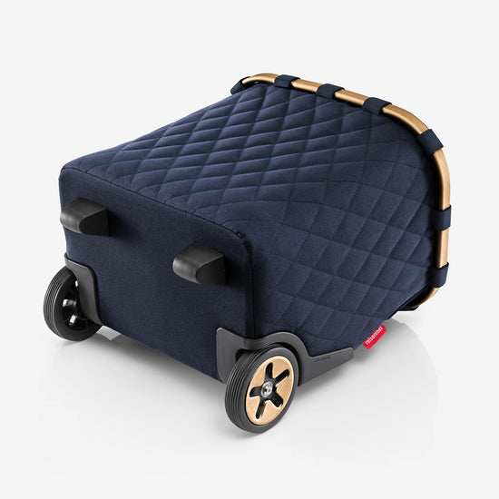 Reisenthel carrycruiser frame rhombus midnight gold (Einkaufstrolley,dunkelblau) zollfrei