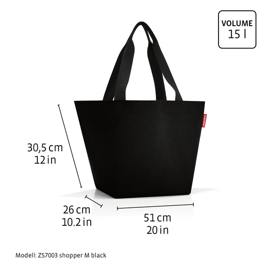 Reisenthel shopper M black (Handtasche,schwarz) Hotsell