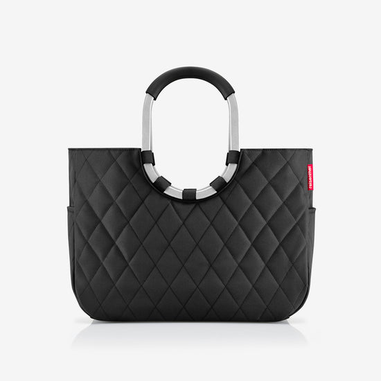 Reisenthel loopshopper L rhombus black (Einkaufstasche,schwarz) Kostenloser Versand
