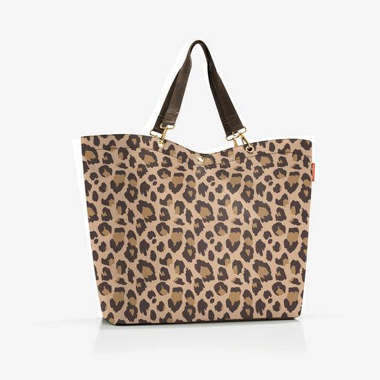 Reisenthel shopper XL leo macchiato (Strandtasche,dunkelbraun) Fabrik Onlineshop