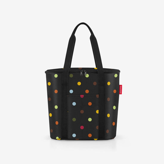 Reisenthel thermoshopper dots (Kühltasche,schwarz) Kostenlose Rückgabe